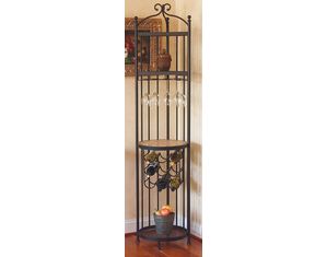 Alfresco Home Manchego Butlers Station with Bakers Rack