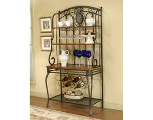 Cramco Ivy Hill Engraved Bakers Rack