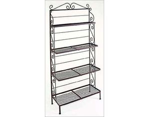 Grace 24 Inch 4 Shelf Graduated Bakers Rack