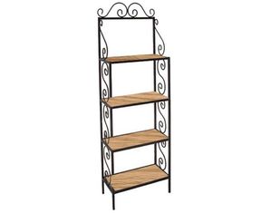 Grace 24 Inch Bakers Rack with Wood Shelves - Fast FREE FedEx Shipping!