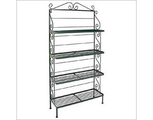 Grace 30 Inch 4 Shelf Graduated Bakers Rack