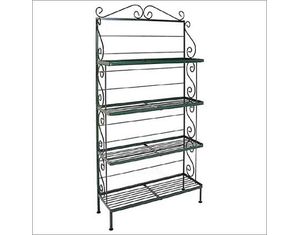 Grace 30 Inch 4 Shelf Regular Bakers Rack - Fast FREE FedEx Shipping!