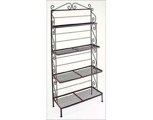 Grace 36 Inch 4 Shelf Graduated Bakers Rack