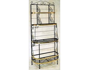 Grace 36 Inch French Bow Bakers Rack - Fast FREE FedEx Shipping!