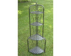 ICI Mandalay Iron Folding Corner Rack - Fast FREE FedEx Shipping!