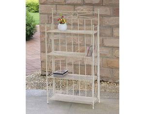 ICI 4-Tier Folding Iron Baker's Rack