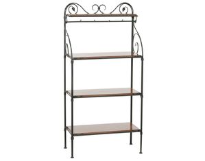 Stone County Leaf Bakers Rack 4 Tier