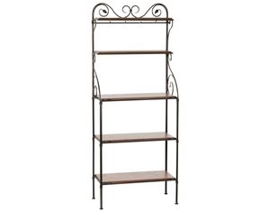Stone County Leaf Bakers Rack 5 Tier
