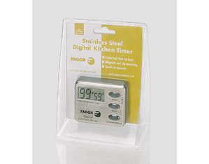 Fagor Stainless Steel Digital Kitchen Timer