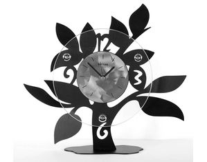 Ashton Sutton Metal and Glass table clock