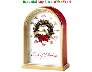 Howard Miller Carols of Christmas  Sounds of the Season Desk Clock
