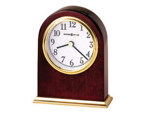Howard Miller Monroe Rosewood Hall Desk Clock