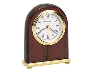 Howard Miller Rosewood Arch Desk Clock