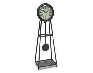 Infinity Instruments Wrought Iron Pendulum Desktop and Tabletop Clock - Fast FREE FedEx Shipping!