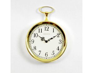 Ashton Sutton Gold Pocket Watch Wall Clock