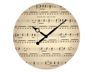 Ashton Sutton Music Note Wall Clock