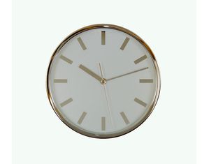 Ashton Sutton Silver Wall Clock