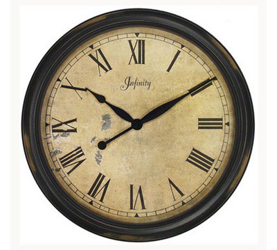 Infinity_24_inch_Distressed_Case_Resin_Wall_Clock.jpg