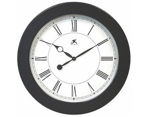 Infinity Instruments Black Oversize Wall Clock - BEST SELLER! Fast Shipping!