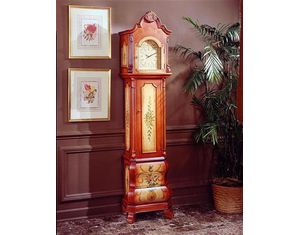 Fairfax Home Furnishings Floral Grandfather Style Clock