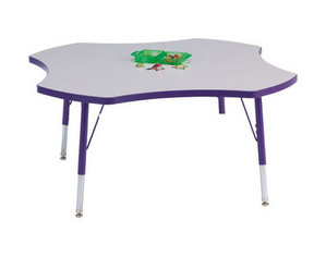 Jonti-Craft Kydz Four Leaf Activity Table - Fast FREE FedEx Shipping!