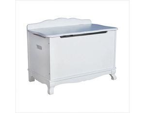 Guidecraft Classic White Toy Box Toy Box