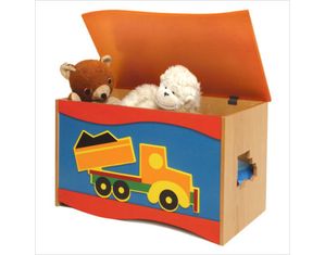 Room Magic Boys Like Trucks Toy Box