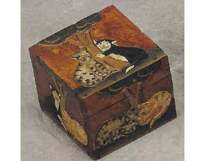 Creatively Yours Cat Small Mahogany Stain Toy Box - Fast FREE FedEx Shipping!