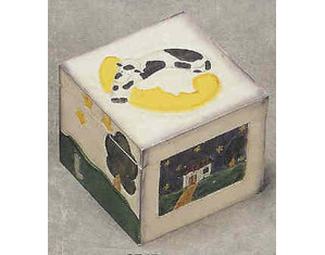 Creatively Yours Cow Over the Moon Small Toy Box - Fast FREE FedEx Shipping!