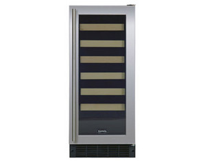 Marvel 24 Bottle Wine Cooler with Wood Facing Shelves - FREE Inside Delivery!