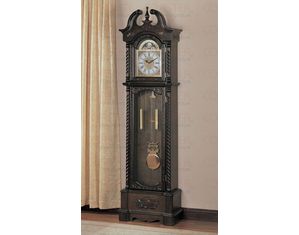 Union Square Deep Brown Finish Grandfather Clock