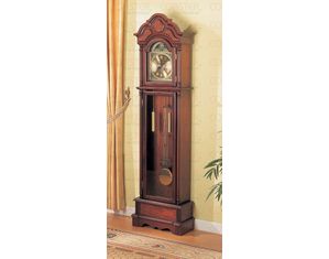 Union Square Grandfather Clock in Dark Cherry