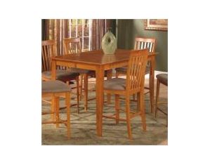 Atlantic Furniture Montreal 36x60 Pub Table Caramel Latte