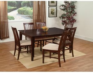 Atlantic Furniture Shaker 36x48 Pub Table Antique Walnut