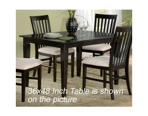 Atlantic Furniture Shaker 36x48 Pub Table Espresso