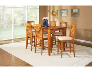 Atlantic Furniture Shaker Pub Table 54x54 Butterfly