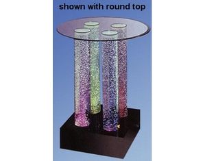 Midwest Tropical Aqua Bar Table 42 inches  with Square Top (TS-601) Bar Table