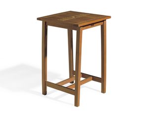 Oxford Garden Dartmoor 28 Inch Square Bar Table - Brown Umber