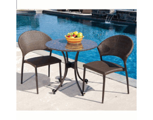 Alfresco Home Vento Bar with Granite Top (44-0114) Bar Table