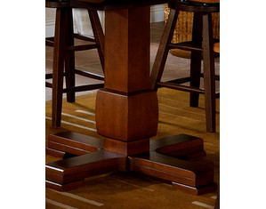 Entree Camden Collection Counter Height Single Pedestal Base - Fast FREE FedEx Shipping!