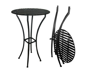 Pangaea Home and Garden Folding Iron Bar Table