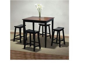 Powell Terra Cotta Bar Table - Fast FREE FedEx Shipping!
