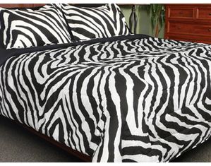 Innomax Queen Convert a Fit Sheet Zebra Print 200 TC Bed Accessory
