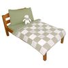Tadpoles Patchwork Gingham 4pc Toddler Bedding Set