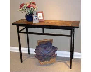 4D Concepts Sofa Table with Slate Top