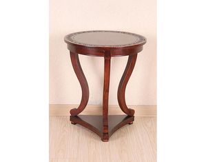 ICI Carved Round Serpentine Table
