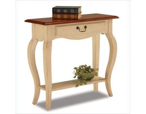 Leick Furniture Favorite Finds Console Table-Ivory Finish-9022-IV