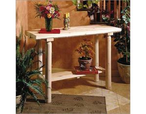Rustic Natural Cedar Furniture Cedar Sofa Table Console Table