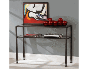 SEI Metal Frame Sofa Table