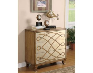 Union Square Antique Oak and Silver Cabinet